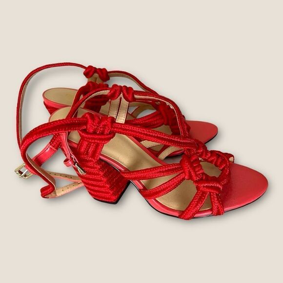 Cabo Red rope tiptoes sandals size 7 - Picture 4 of 7
